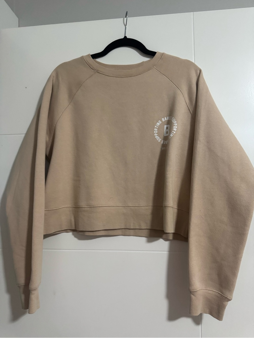 Brunette the Label Crop Sweatshirt
